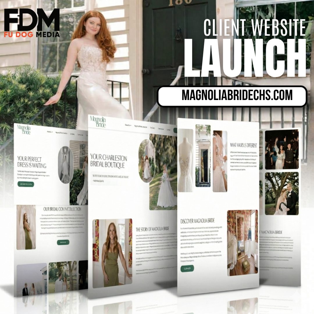 Fu Dog Media — Magnolia Bride client website launch