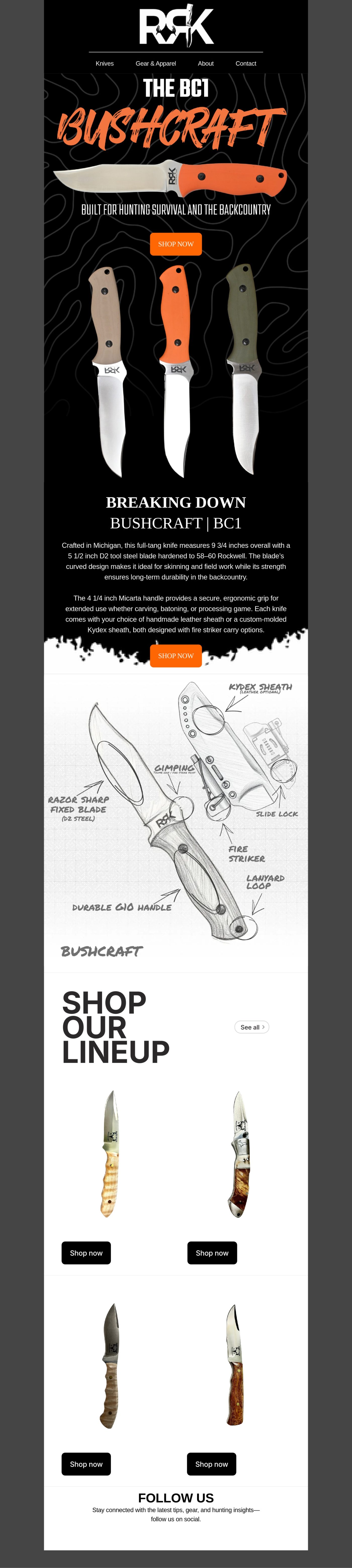 Oxbow — RSK Bushcraft email